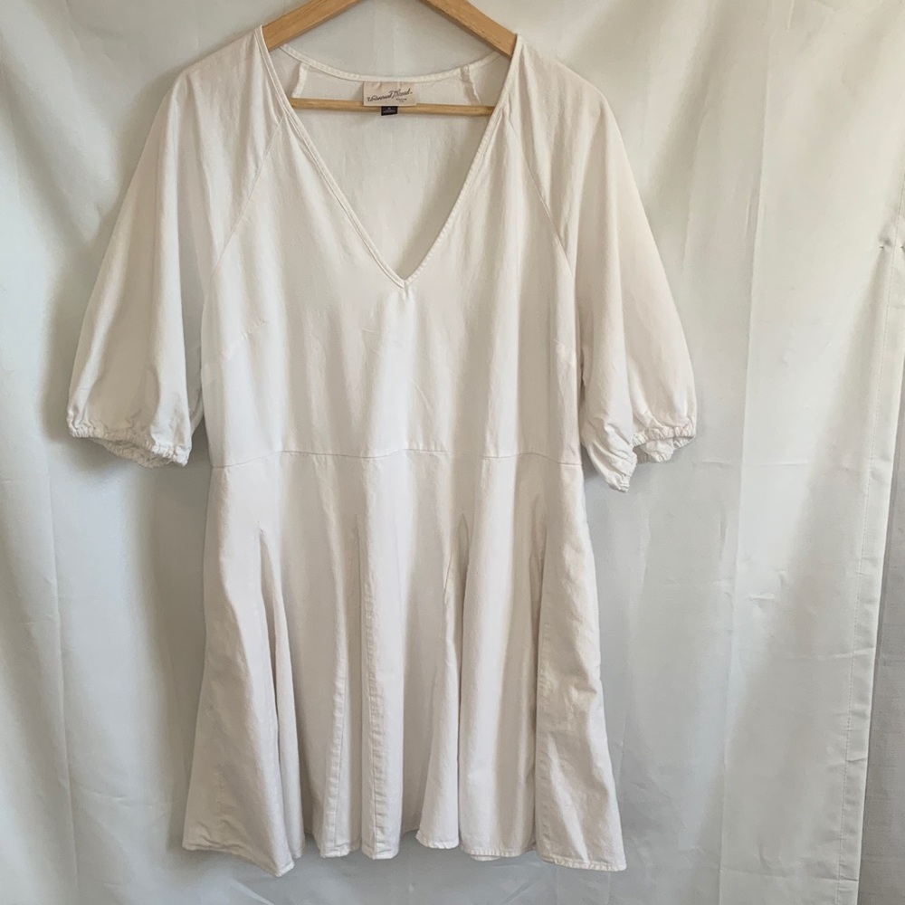 Universal Thread white  V-Neck Top Dress X Large.